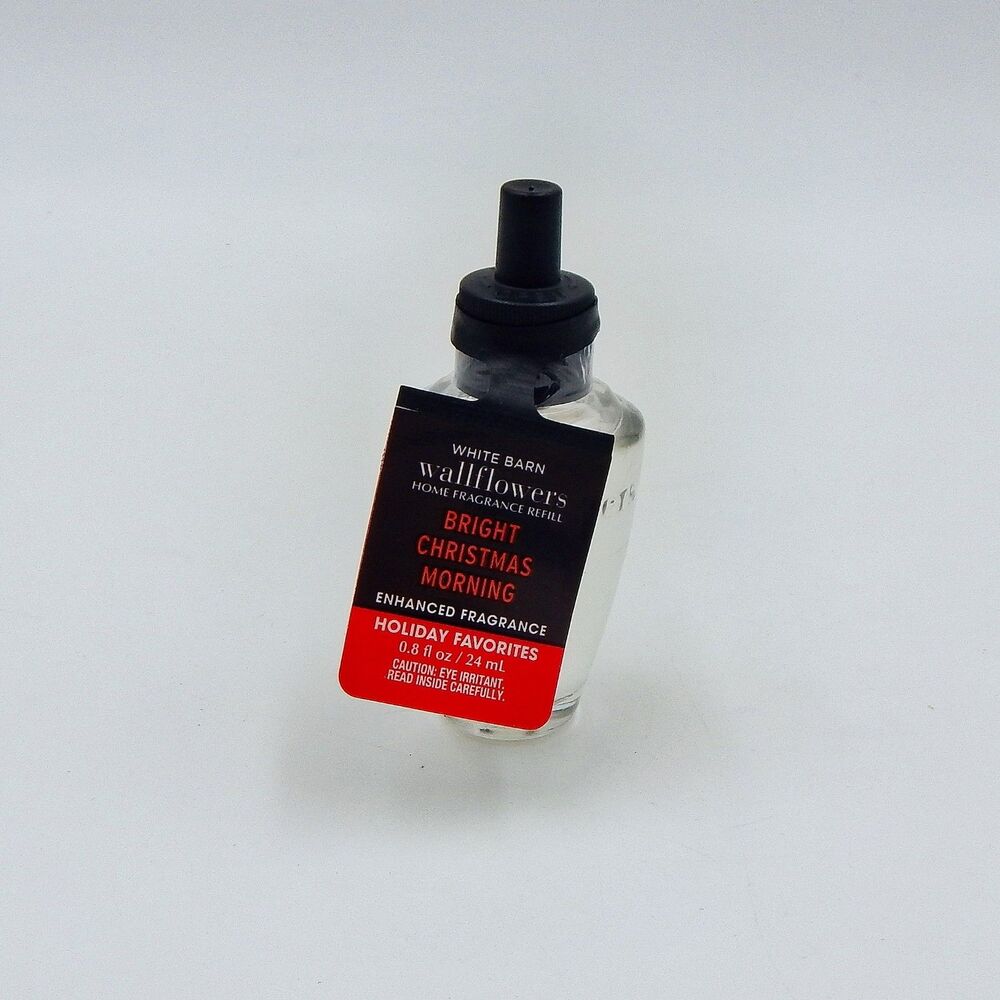Bath Body Works Bright Christmas Morning White Barn Wallflowers Refill Holiday